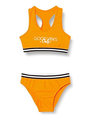 HAUTE PRESSION T9053 CO5 Conjuntos de Bikini, Orange, 16 años para Niñas