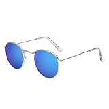 IFOUNDYOU Lunettes de Soleil Moderne Géométrique Métal Temples Minces Polarisé Lentille Plate Hexagonal pour Femmes et Hommes Lunette Soleil Pas Cher