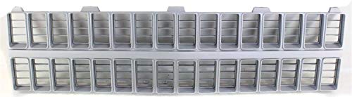 Garage-Pro Grille Assembly Compatible with 1981-1982 Chevrolet C10, K10, C20, K20, C30, K30 Silver Shell and Insert