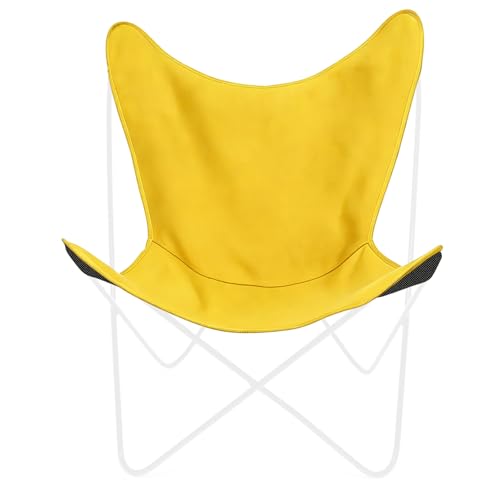 MFPMTUXO Butterfly Chair Cover Waterproof Olefin Covers for Foldable Butterfly Chairs Only Cover (Yellow)