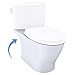 Toto CT442CUFGT40#01 Nexus Elongated Chair Height Toilet Bowl Only