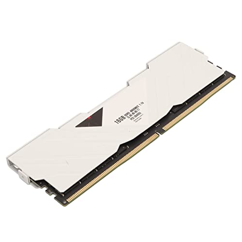 Image of 16GB DDR5 RAM, DDR5 4800MHz RAM Plug and Play Practical for Desktop Computer (White)