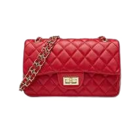 Image of Fashion Trendy Ladies Side Bags Small Chain Leather Fabric Women Purse Handbags Shoulder Bags | Fashion