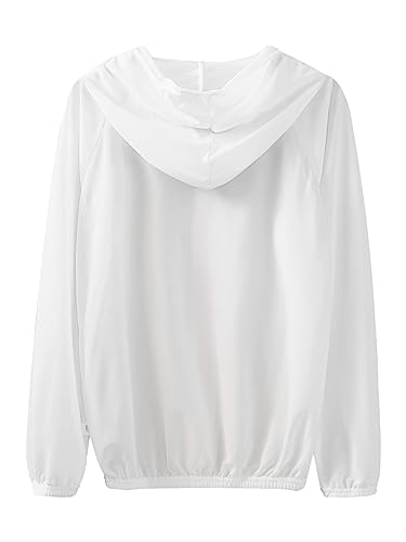 Jugaoge Kids Toddler Sunscreen Hoodie UV UPF50+ Sun Protection Outwear Breathable Zipper Jacket Coat4