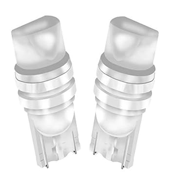 CS GLARE T10 Parking LED Bulb Ceramic Case with COB Chip Universal Fitment for Car and Bike (White)