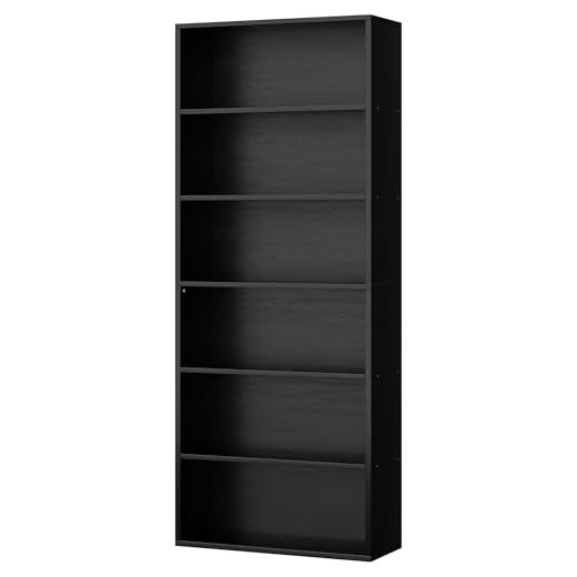 Shintenchi 6-Tier Open Bookcase