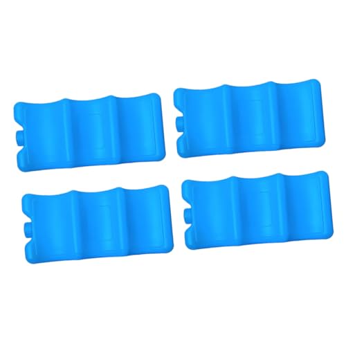 VANZACK 4Pcs Wave Pattern Breast Milk Ice Pack Durable Cooler for Breastmilk Storage Double Sided Design Fit for Bottles Keeps Nutrients Fresh for Nursing Mothers