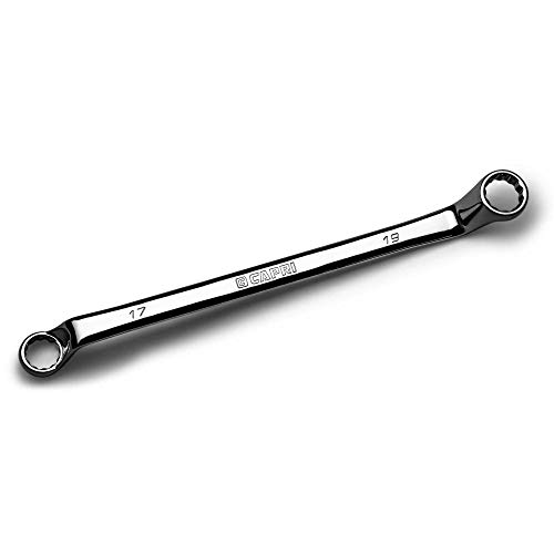 Image of Capri Tools 17 x 19 mm 75-Degree Deep Offset Double Box End Wrench