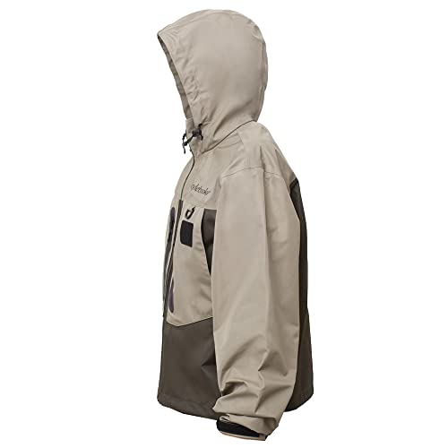 Kylebooker Fly Fishing Wading Jacket Outdoor Activities Waterproof Wader Jackets for Men and Women(XL,Gray) - Image 3
