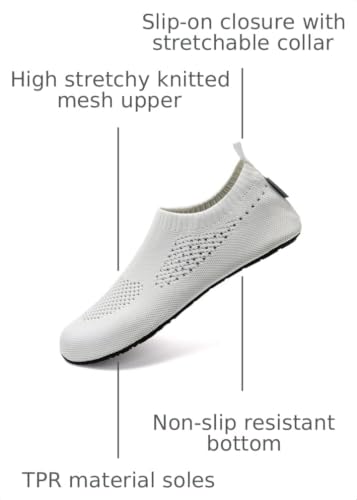 Image of WateLves Womens Barefoot Water Shoes Travel House Slippers for Indoor and Outdoor Aqua Socks for Beach Swim Surf Yoga Dancing Camping Must Haves