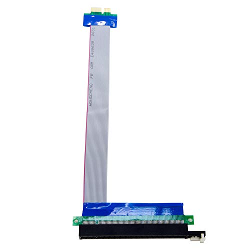 Kingwin PCIe Riser Card 1X-16X PCI Express Adapter Flexible Expander Extension Cable (PCI-06)
