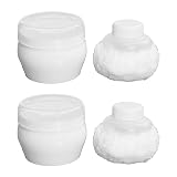 TOYANDONA 2 Sets baby poeder baby lichaamspoeder baby talkpoeder cosmetische poederdons kit talkpoeder voor babys botercrème bad spons pluis poederdons peuter poederdons gezicht los poeder