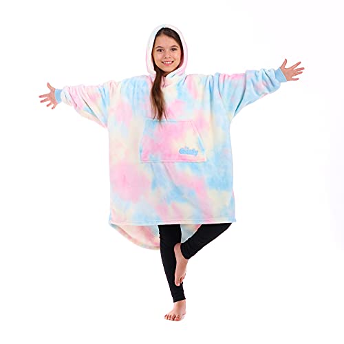 The Comfy Dream Jr | Oversized Light Microfiber Wearable Blanket For Kids, Seen On Shark Tank, One Size Fits All #TOP1