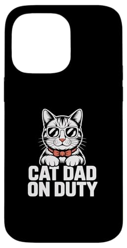 Cat Dad On Duty �X�}�z�P�[�X iPhone 14 Pro Max �p