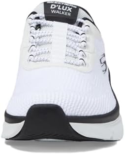 Skechers Men's D'Lux Walker 2.0 Rezinate Hands Free Slip-in Sneaker, White/Black, 14 | Image 5