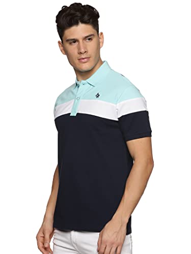 Image of ADRO Men's 100% Cotton Regular Fit Polo T-Shirt