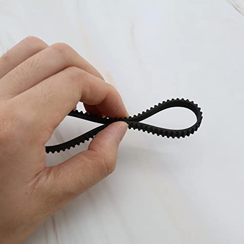 ECSiNG Motorroller Ölpumpe Antriebsriemen 240-3m-6 80 Zähne Gummi Ersatz Synchronriemen Schwarz Kompatibel mit Piaggio usw. 50ccm
