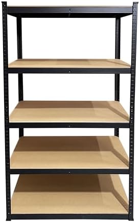 QUICK STAR Heavy Duty Storage Shelving Unit 90 x 45 x 180 cm 5 Sh...