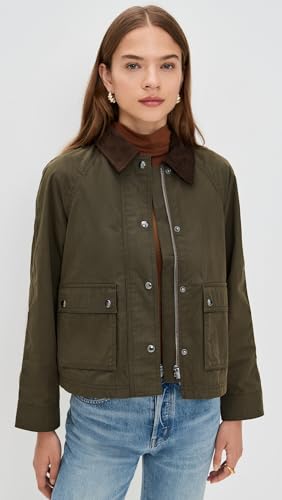 Madewell Women's Waxed Zip-Front Barn Jacket2