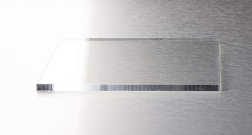 Sheet Plastics 8mm Clear Acrylic (Various Sizes) A1 A2 A3 A4 A5 (Clear Acrylic (Perspex Equivalent), A4 210mm x 297mm)