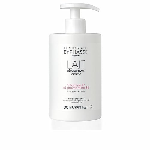 Lait démaquillant visage Byphasse vitamine E 500 ml
