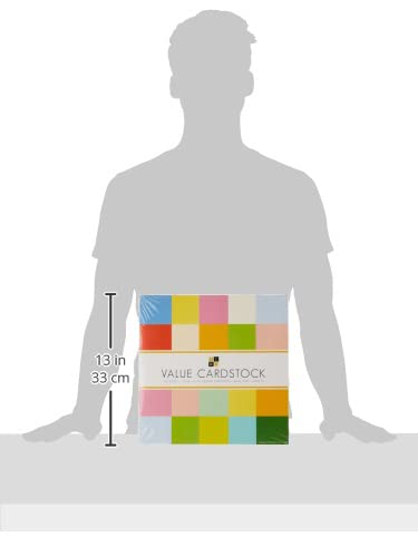DCWV Cardstock Stack, Value Pack, Assorted Solid Colors, Smooth, 102 Sheets (6 Each), 12 x 12 inches - Image 4