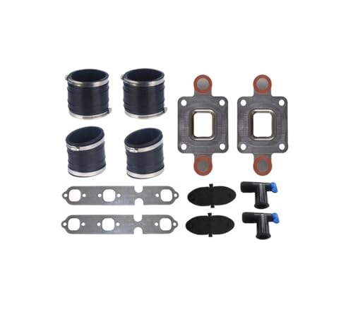 Kit soufflet de collecteur d'échappement 4 pouces joint sec V6 référence 27-864549A02