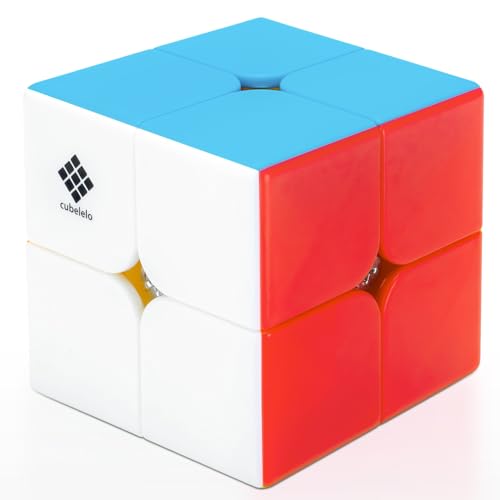 Cubelelo Drift 2x2 Stickerless Cube | Beginner Speedcube for Kids Boys Girls Above 3 4 5 6 Years Old & Above | Magic Puzzle Toy | Durable & Smooth Cube with Anti-Pop Design 2x2x2