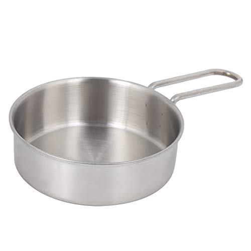 Lantro JS Conjunto de panelas portáteis de aço inoxidável para acampamento, panela de acampamento, c