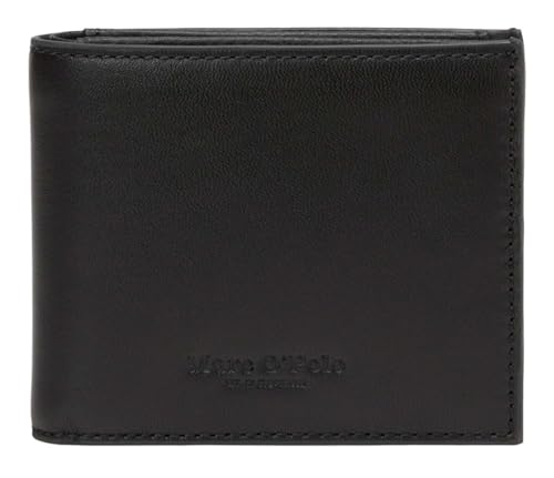Marc O'Polo Pablo Combi Wallet en cuir noir avec plusieurs fentes