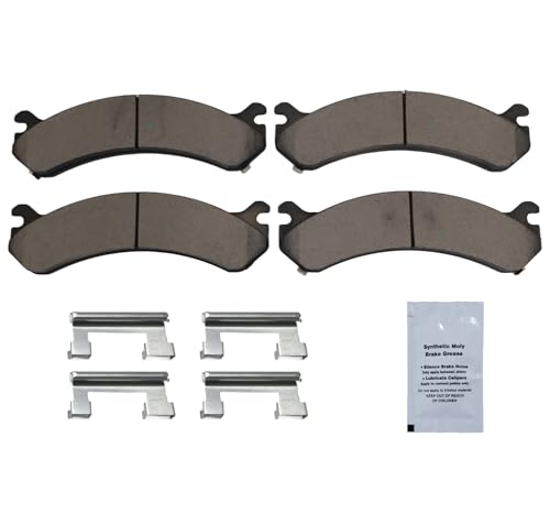 Image of HUSCH D784 Front Ceramic Brake Pads Kit Fit For Cadillac DeVille 2002-2005, For Chevrolet Avalanche 2500 2002-2006, For Silverado 1500 2005-2006, For Silverado 1500 Classic 2007