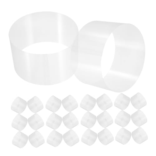 SOLUSTRE Self-adhesive Cake Edging Strips 100 Sheets Plastic Cake Borders Easy to Apply Trim for Professional Look