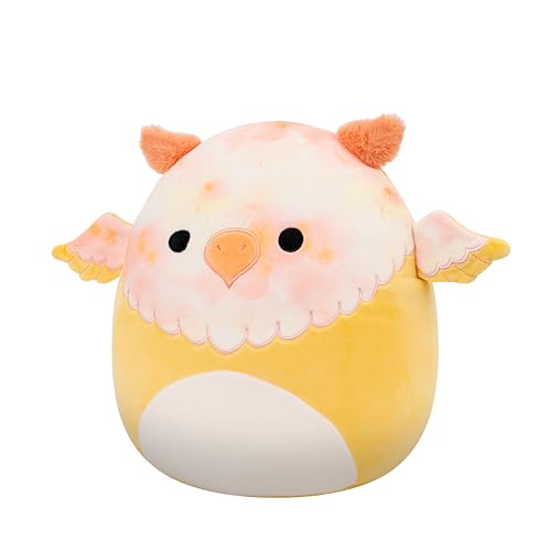 Image of Squishmallows Original 12in Mito The Yellow Tie-Dye Griffin - Official Jazwares Plush (Medium-Sized)