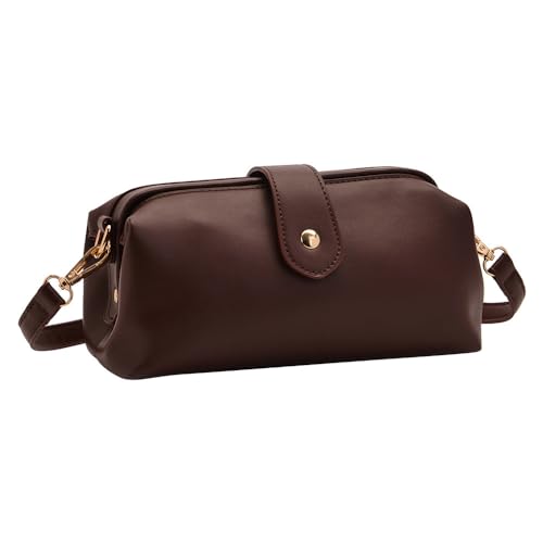Retro Crossbody Purses for Women Small Crossbody Bags Toto Purses for Women Crossbody Bag Shoulder Bag Casual Travel Coffee