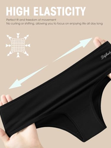 Image of Cotton Underwear for Women Stretch Low Rise Bikini Panties 6 Pack