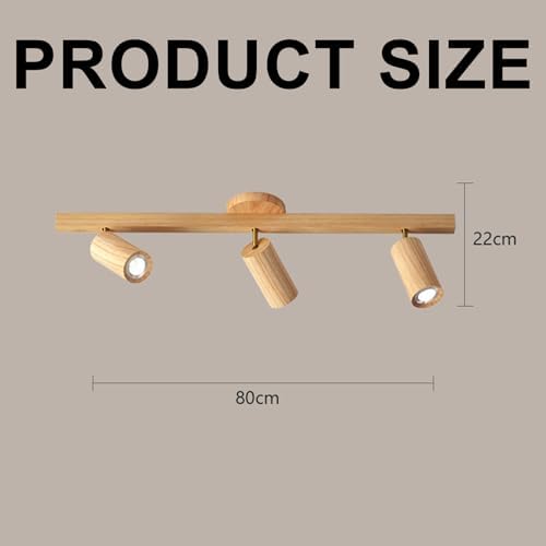 Adjustable 360° Rotatable LED Ceiling Light, Modern 4-Light Track Spotlight for Home, Kitchen, Farmhouse, Contemporary Lighting Fixture