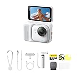 Insta360 GO Ultra Paquete Estilo de Vida - Peque�a c�mara 4K Manos Libres, Ligera y Portable, Excelencia con Poca luz, Montaje polivalente, FlowState, 200 min de bater�a, Impermeable 10 Metros, Bici