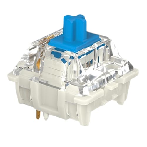 GUYEKS Gateron KS-9 Pro 2.0 �u���[ �����ς� 3�s�� ���j�A�X�C�b�` MX���J�j�J���L�[�Q�[���L�[�{�[�h�X�C�b�`�ɑΉ� (36�� �u���[)