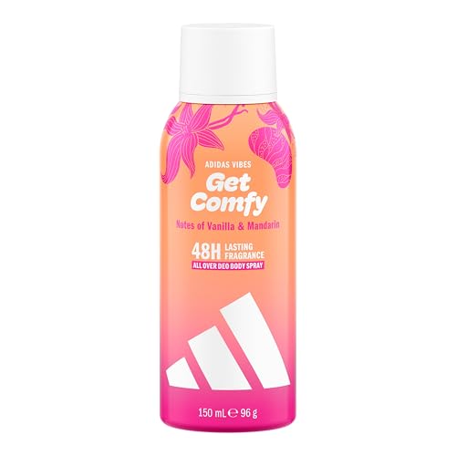 adidas Vibes Get Comfy Deodorante Spray All-Over per il corpo, 150ml