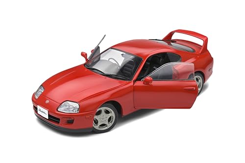 Modelo a escala 1:18 Toyota Supra MK.4 (A80) rojo miniatura 7