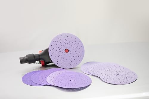 Image of 3M Cubitron II Hookit Clean Sanding Abrasive Disc 31363, 3 in, 150+ Grade, Pack of 50 Discs, Virtually Dust-Free, High Performance, Long Lasting, Multi-Hole Pattern, for Automotive Sanding