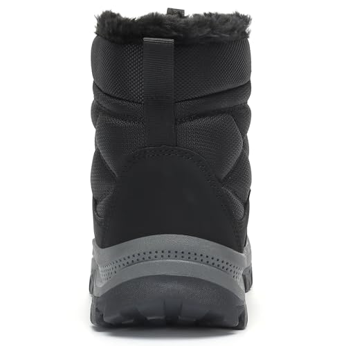 Image of SKDOIUL Men's Winter Outdoor Snow Boots Shoes