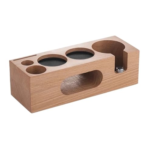 51/54/58 mm stojak na filtry, drewniana podstawa, do espresso, stojak do espresso (58 mm beech)
