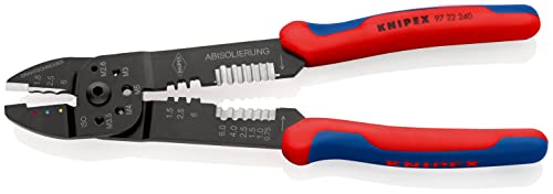 KNIPEX Crimpzange auf SB-Karte schwarz lackiert, 97 22 240 SB – Ansicht 2