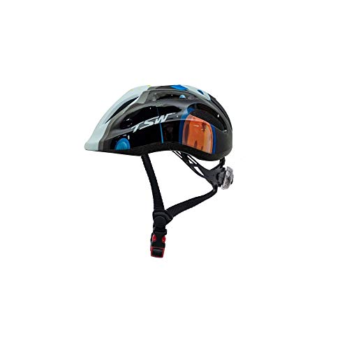 Capacete para Ciclismo Infantil Tamanho P 48/53 cm Led Traseiro Tsw