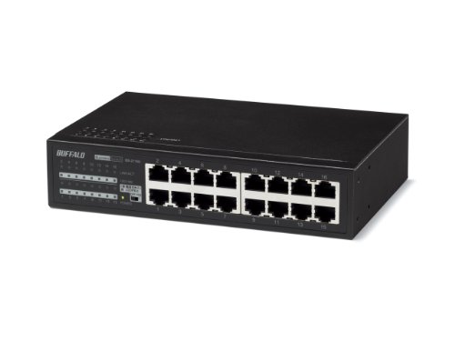 BUFFALO BS-GSL2016 ギガビットスイッチ 16ポート BS-GSL2016 法人向け Giga対応 Layer2 スマートLiteスイッチ