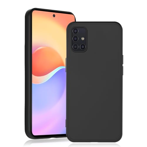 Agedate Hülle für Samsung Galaxy A51 Handyhülle Ultra Dünn Schutzhülle Kompatibel mit Samsung A51 Weiches Silikon Anti-Öl Slim Stoßfeste Kratzfest Case Vollständiger Kameraschutz