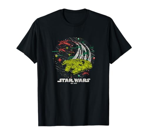 Star Wars Millennium Falcon t-shirt idéal pour une soirée cinéma rétro