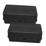 FIXOSHEE 2 Stück Teiliges Outdoor Steckdosengehäuse Wetterfest mit Abschließbarem Deckel...