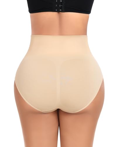 Image of Werena Tummy Control Shapewear Underwear for Women High Waisted Body Shaper Panties Shaping Briefs